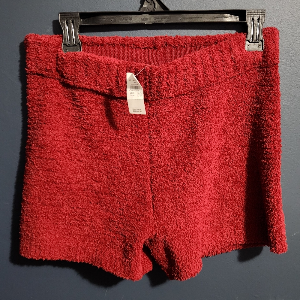Aerie Red Plush Shorts NWT